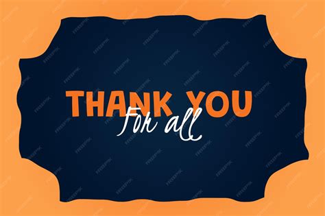 Thank you banner | Premium Vector