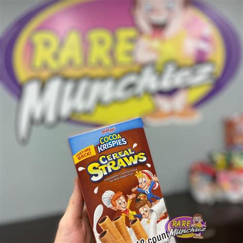Cocoa Krispies Cereal Straws
