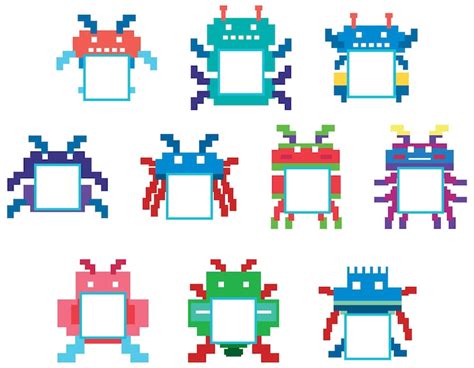 Pixel art monster Images - Free Download on Freepik