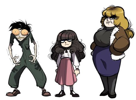 marina, levi, and karin (fear & hunger and 1 more) drawn by ...