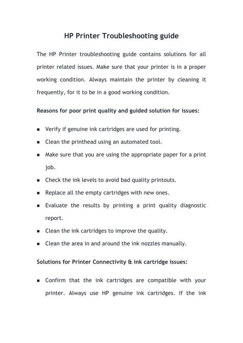 Image result for Printer Troubleshooting Guide