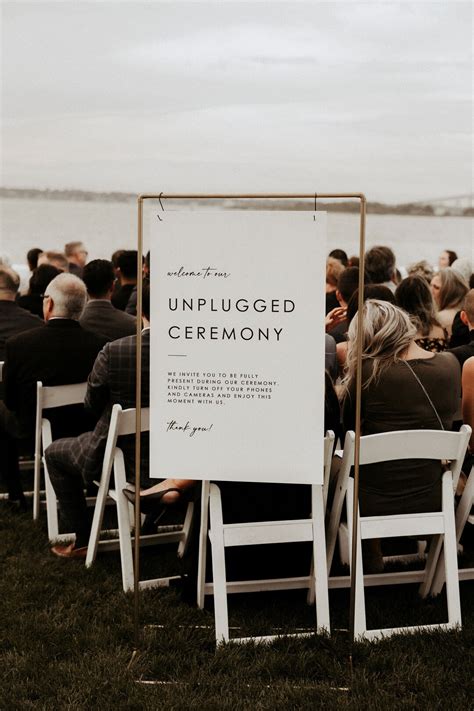 Unplugged Wedding Sign, Unplugged Ceremony Sign, Unplugged Wedding, Unplugged Ceremony, Wedding ...