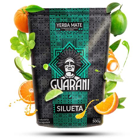 Guarani Silueta 0,5kg 500g  Silueta | Yerba Mate  Type of Yerba Mate  Fit Yerba Mate  Yerba ...