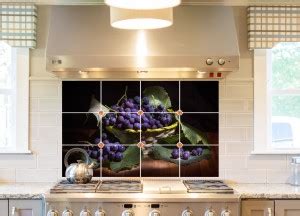 DivineDesigns 61 cm Bucket full of Black Grapes Self Adhesive Sticker ...