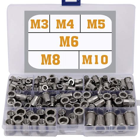 Buy Stainless Steel Rivet Nuts M3 M4 M5 M6 M8 M10 Nutsert Threaded ...