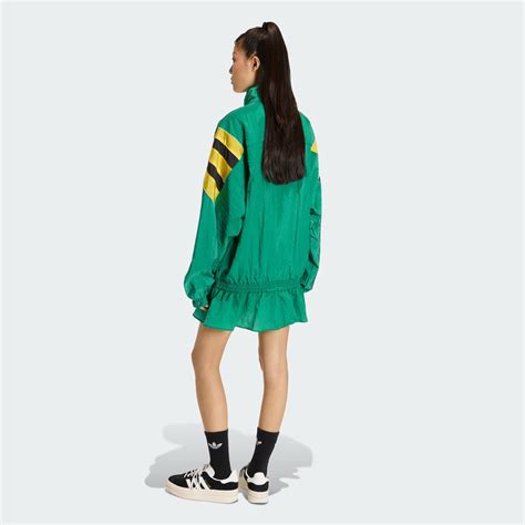 adidas SANTIAGO WOVEN TRACK TOP - Green | adidas India