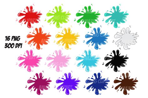 Paint Splatter Clip Art