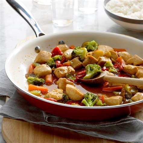 honey chicken stir fry