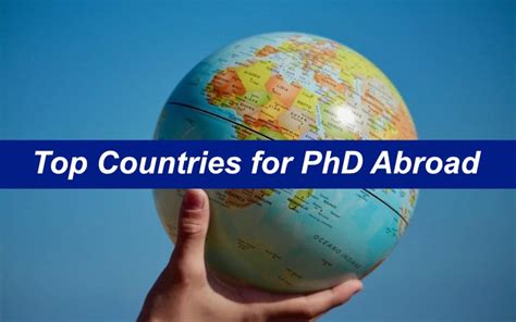 Top Countries for PhD Abroad for Studies & Work after Graduation