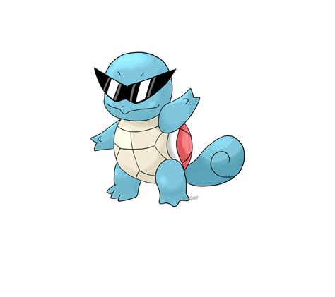 Squirtle With Sunglasses by civiltoonz on DeviantArt