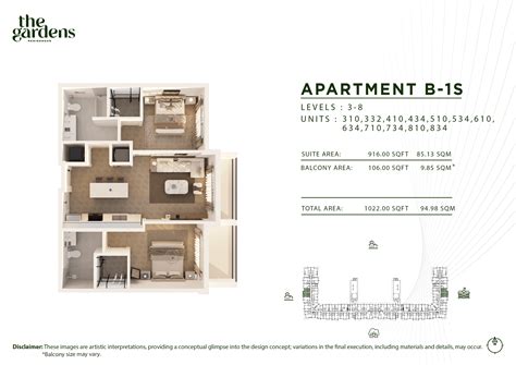 Two Bedroom Apartments | Discover Your Perfect Home Today — The Gardens ...