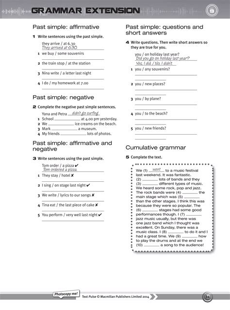 1º eso vocabulary and grammar_consolidation_and_extension | PDF