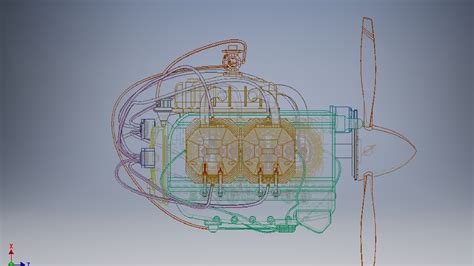 A Horizontally Opposed Engine 3D - TurboSquid 2072509