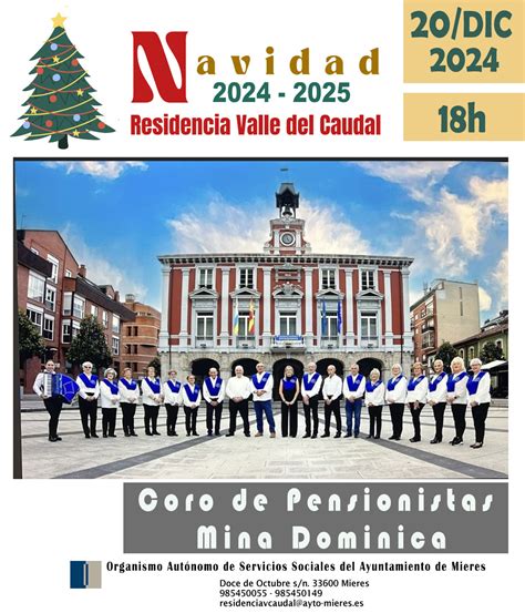 Navidad 2024 en la Residencia Valle del Caudal: "Coro de pensionistas Villa Dominica ...