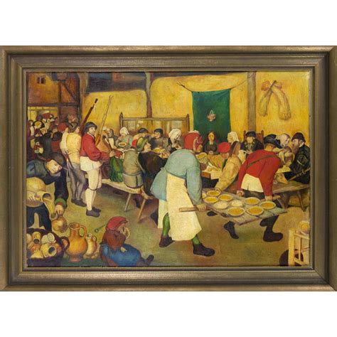 Pieter Brueghel the Elder | The Peasant Wedding (20th Century) | MutualArt