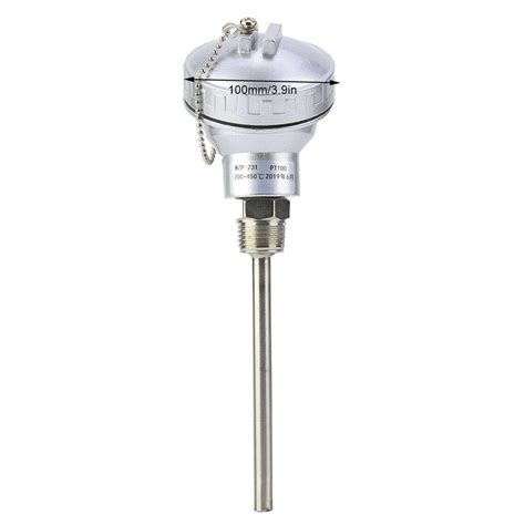 Oumefar RTD PT100 Temperature Sensor Probe 8mm Pipe | Ubuy India