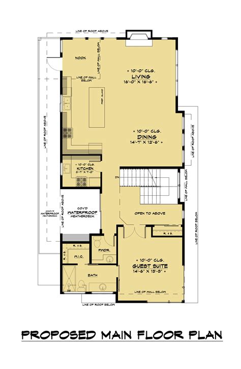 Modern Narrow Lot Home Plans