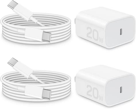 Amazon.com: iPhone 16 15 Charger Fast Charging 20W PD USB C Wall Charger with 6FT USB C to C ...