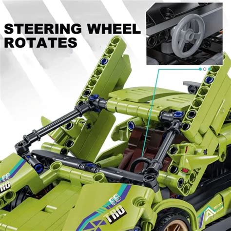 1:18 Scale Pull Back Racing Car Building Block Set – OgScale