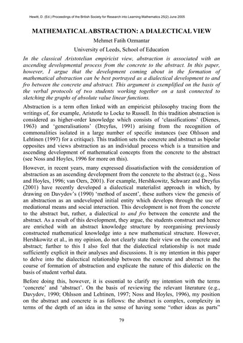 Measurement Mathematical Operational Definitions of Abstractions 的图像结果