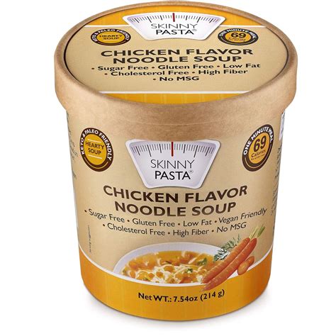 Buy Skinny Pasta Healthy Noodle Soup Chicken Flavor | Ultra-Low Calorie ...