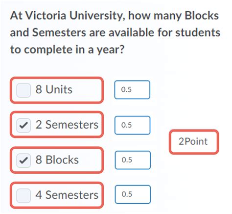 Q (a) - Creating Multi-Select Questions (M-S)