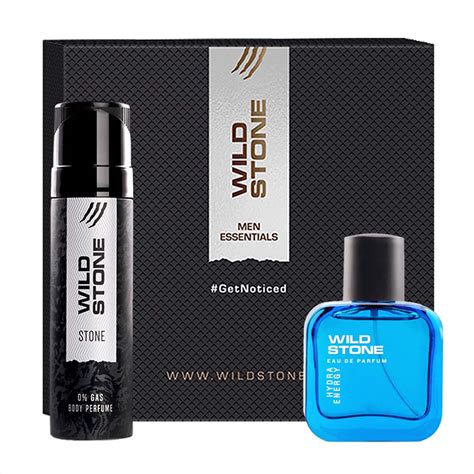 Wild Stone Gift Pack (Stone Perfume & Hydra Energy Perfume) | Wild Stone