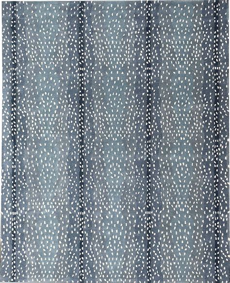 Amazon.com: Wallard Antelope Cheetah Blue,Natural,Gray,Mink Animal Contemporary HandTuffted 100% ...