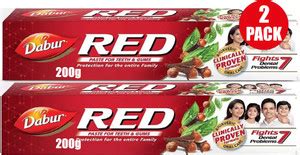 Dabur Red Ayurvedic Toothpaste 200gx2^ Toothpaste - Buy Baby Care ...