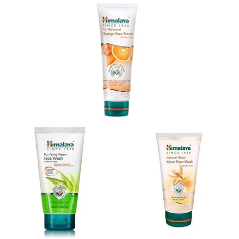 Himalaya Tan Removal Orange Face Scrub, 100g & Himalaya Herbals ...