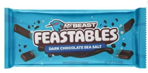 Feastables MrBeast Dark Chocolate Sea Salt Bar, 2.1 India | Ubuy