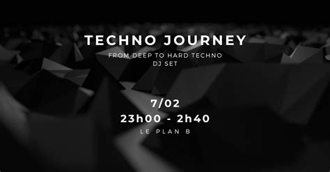 Techno Journey DJ Set @Le Plan B, 33 Rue Saint-Melaine, Rennes, 7 ...