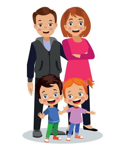 parents and children together family 14831473 Vector Art at Vecteezy