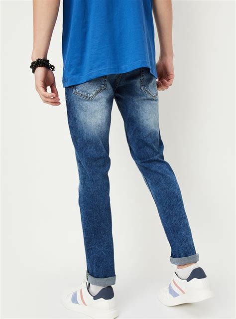 Buy Men Skinny Fit Washed Jeans Online at just Rs. 1499.0 ...