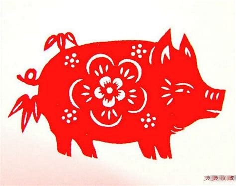 十二生肖剪纸——猪