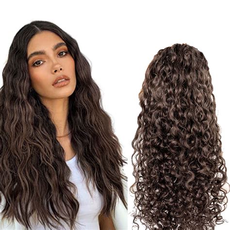 Curly Hair Extensions Dark Brown at Lester Watkins blog