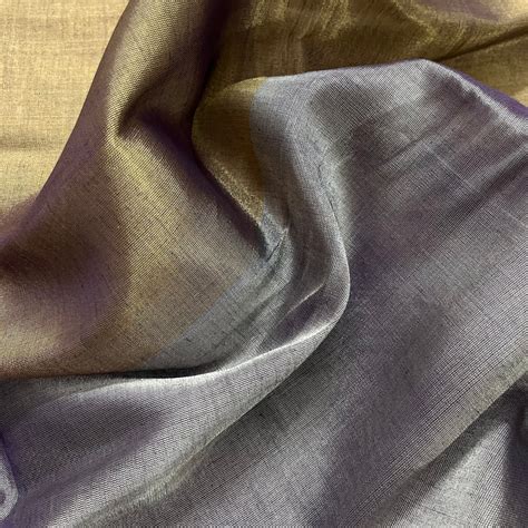 Antique gold and silver chanderi tissue silk saree – Roots Handloom