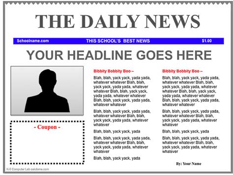 Image result for Newspaper Report Example
