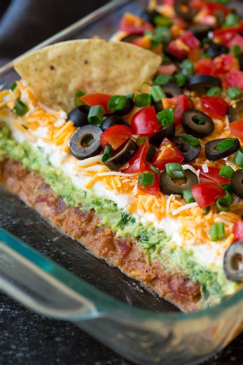 7 Layer Dip - Cooking Classy