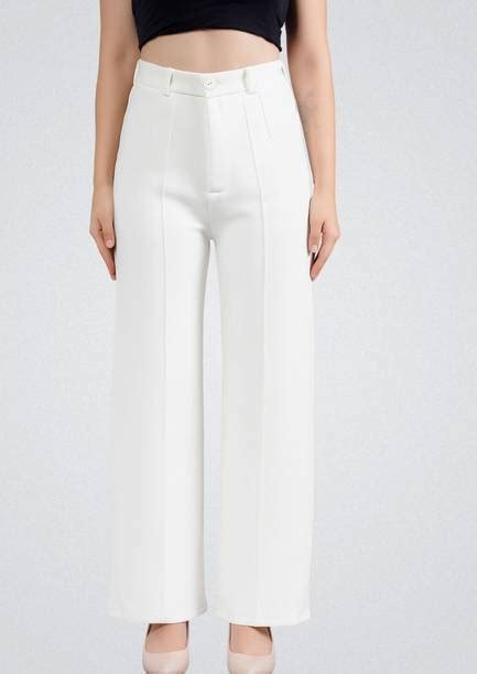 White Pants For Women - Buy White Pants For Women online at Best Prices ...