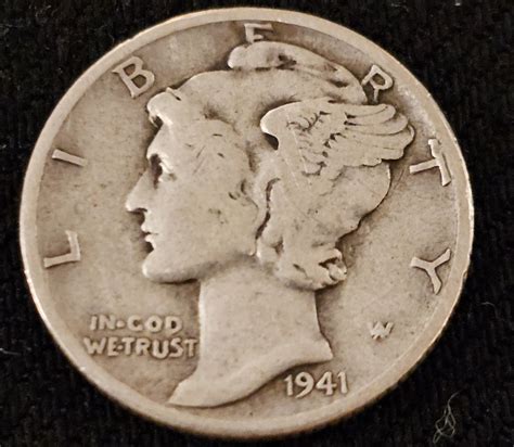 1941 Rare Mercury Dime, No Mint Mark, DDO, FB, Beautiful Coin | eBay