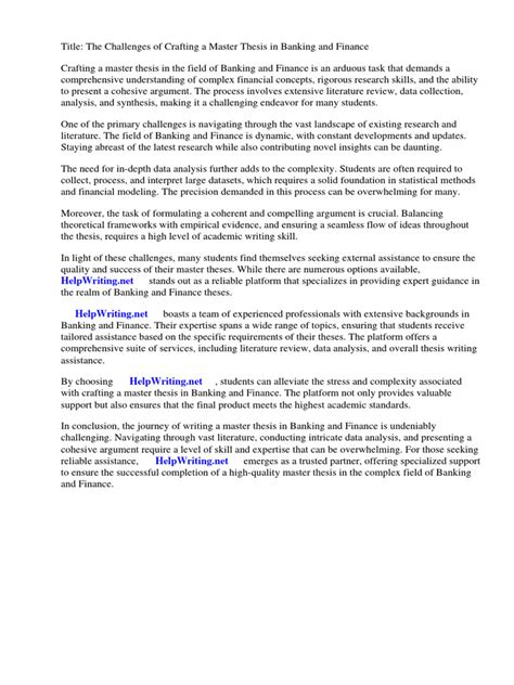 Banking Dissertation Topics 的图像结果