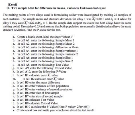Image result for +Comparing Two Sample Means Hypothsis Testing