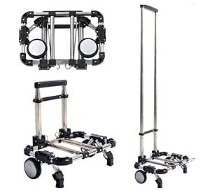 Abhsant Mini Trolley Cart Hand Truck Full-Folding 30kg Load Capacity ...