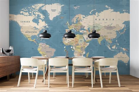 World Map Wall Mural 的图像结果