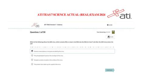 ATI TEAS 7 SCIENCE, MATH, ENGLISH (LANGUAGE USAGE AND READING) ACTUAL ...
