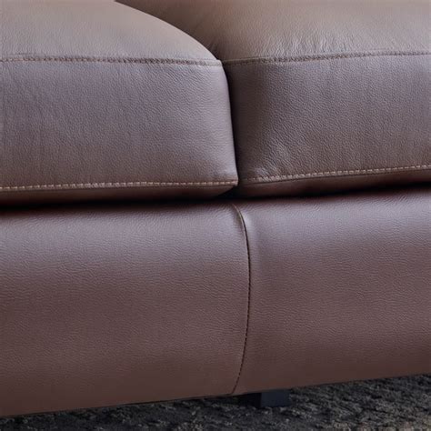 Buy Winchester NXT Half Leather 3+1+1 Seater Sofa Set - Brown from Home ...