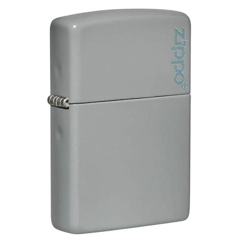 Zippo Flat Grey with logo - Buy Zippo In India with Engraving – LightMen