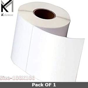 KELEMON 4X4 DT Label pack of 1 Self Adhesive Paper Label Price in India ...