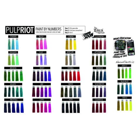Image result for Pulp Riot Color Chart